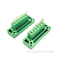 3.81mm 피치 플러그 가능 터미널 블록 녹색 6P